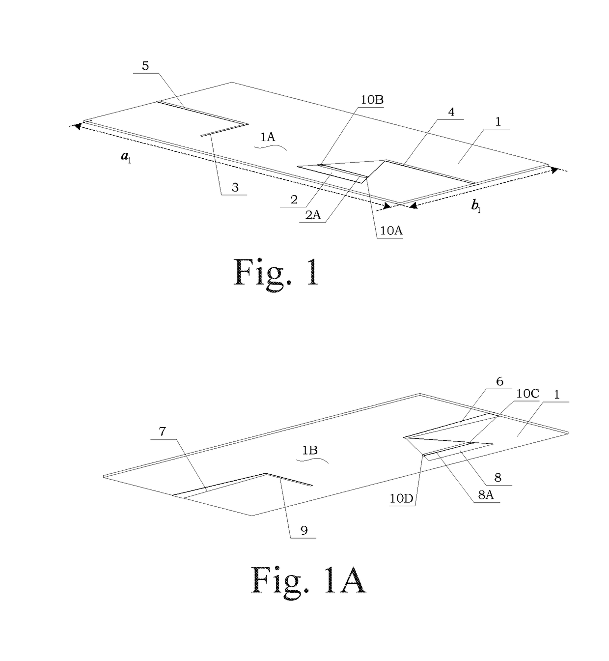 Out-of-band coupled antenna combined by fine-and-straight antenna and bow-tie antenna