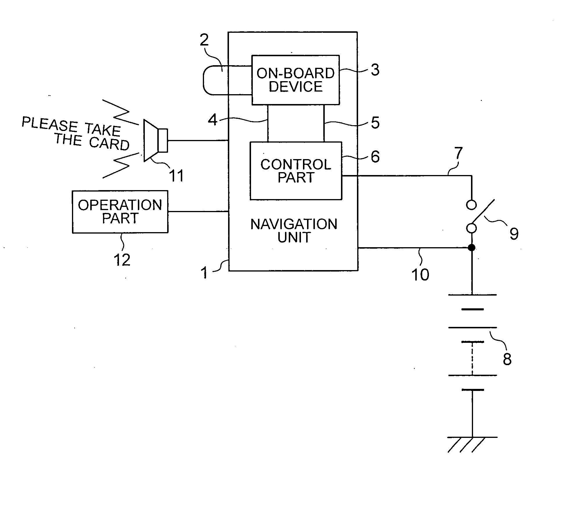 System for warning against forgetting to pull out information recording medium