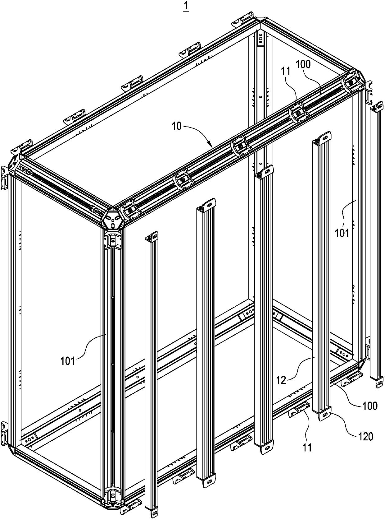 Computer case with combined type side plate