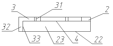 Display screen silk-screen printing positioning clamp