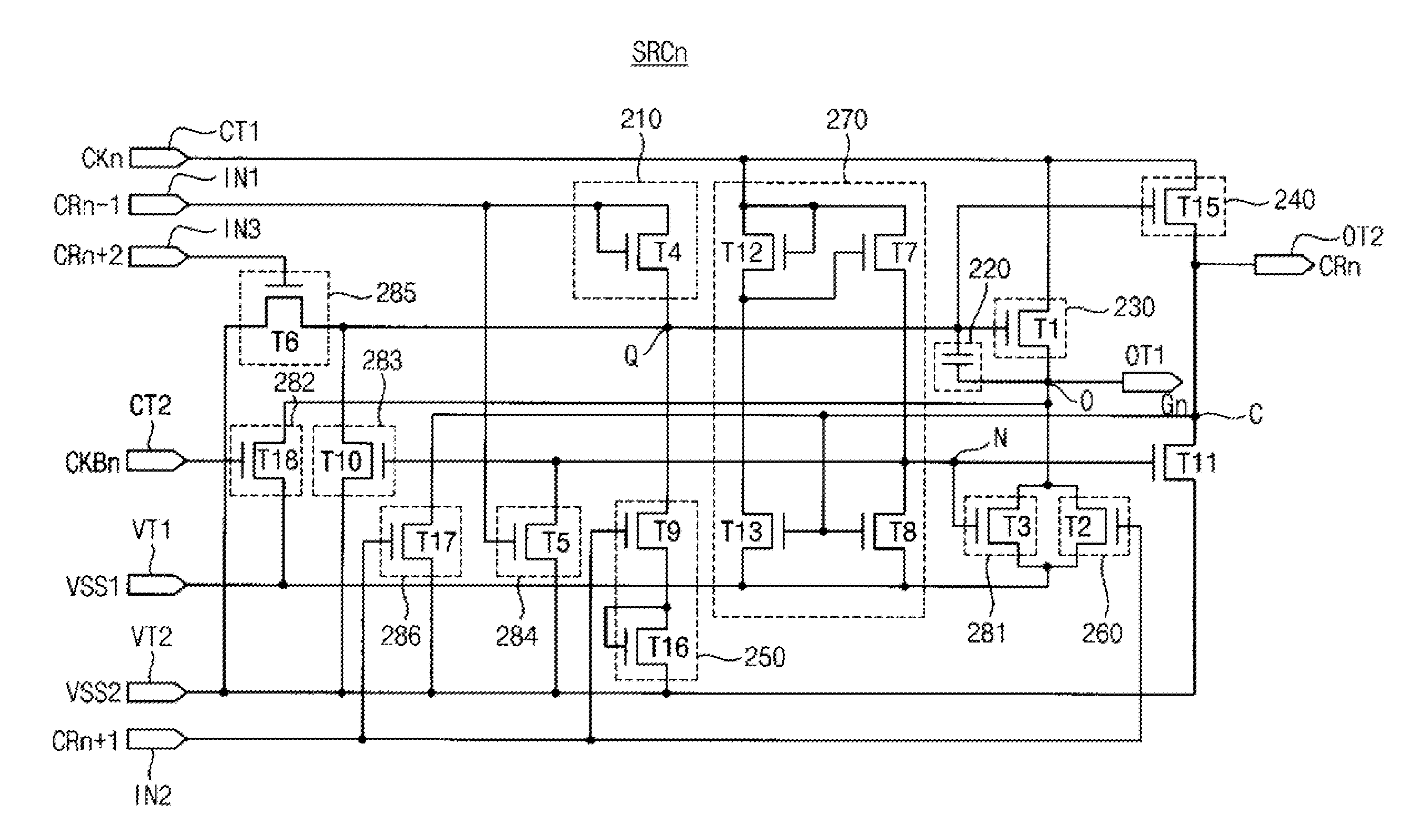 Gate drive circuit and display device having the gate drive circuit