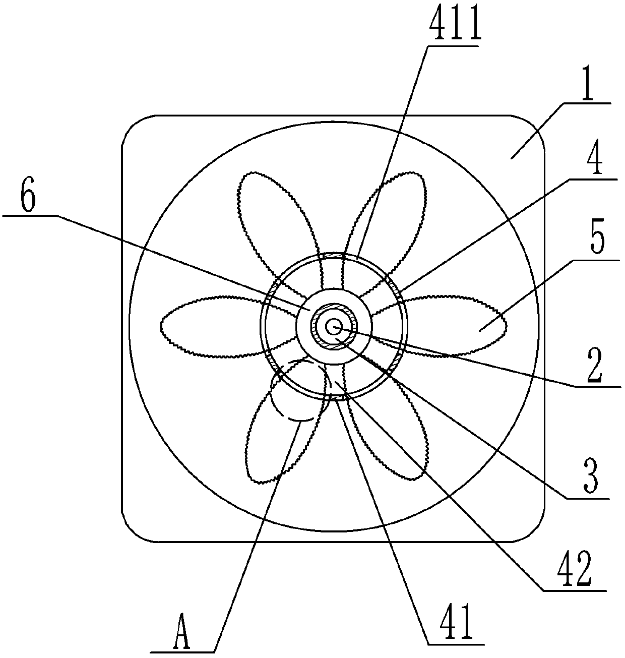 Device for controlling heat dissipation of switching power supply module