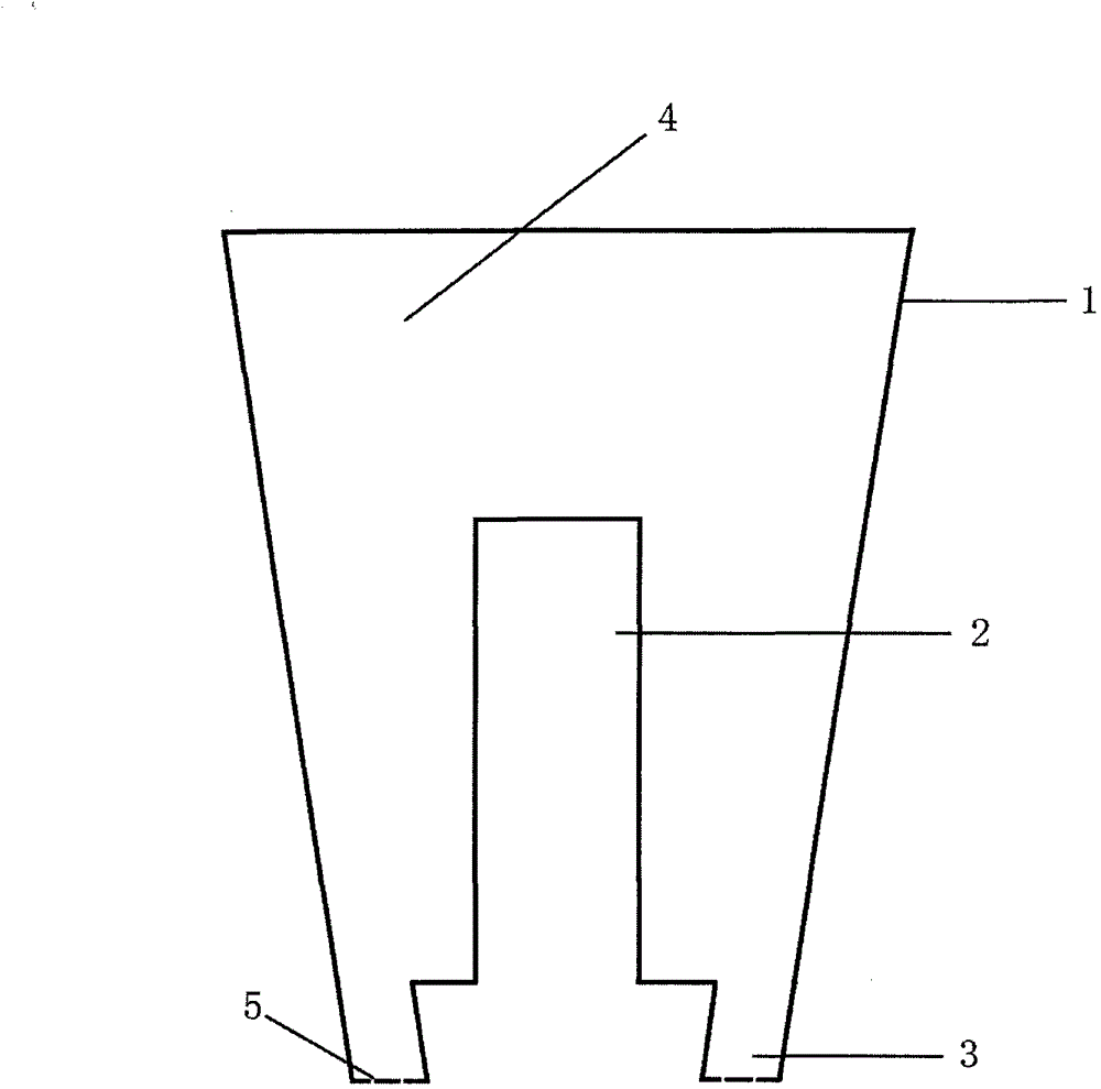 Underpants type flowerpot