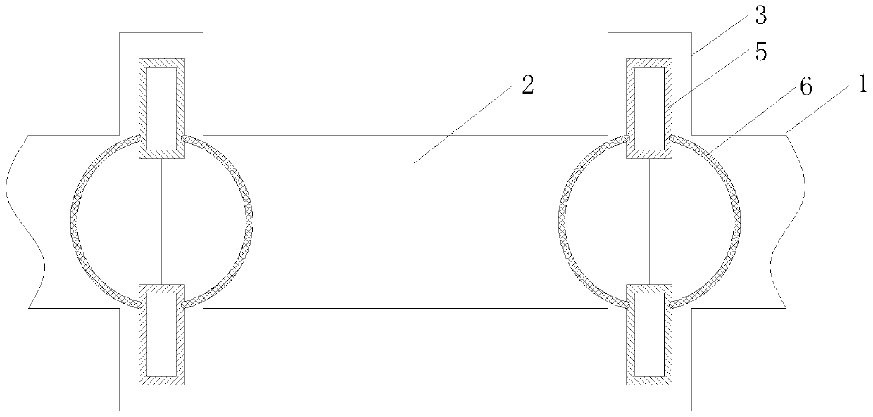 Method for constructing underground diaphragm wall joint