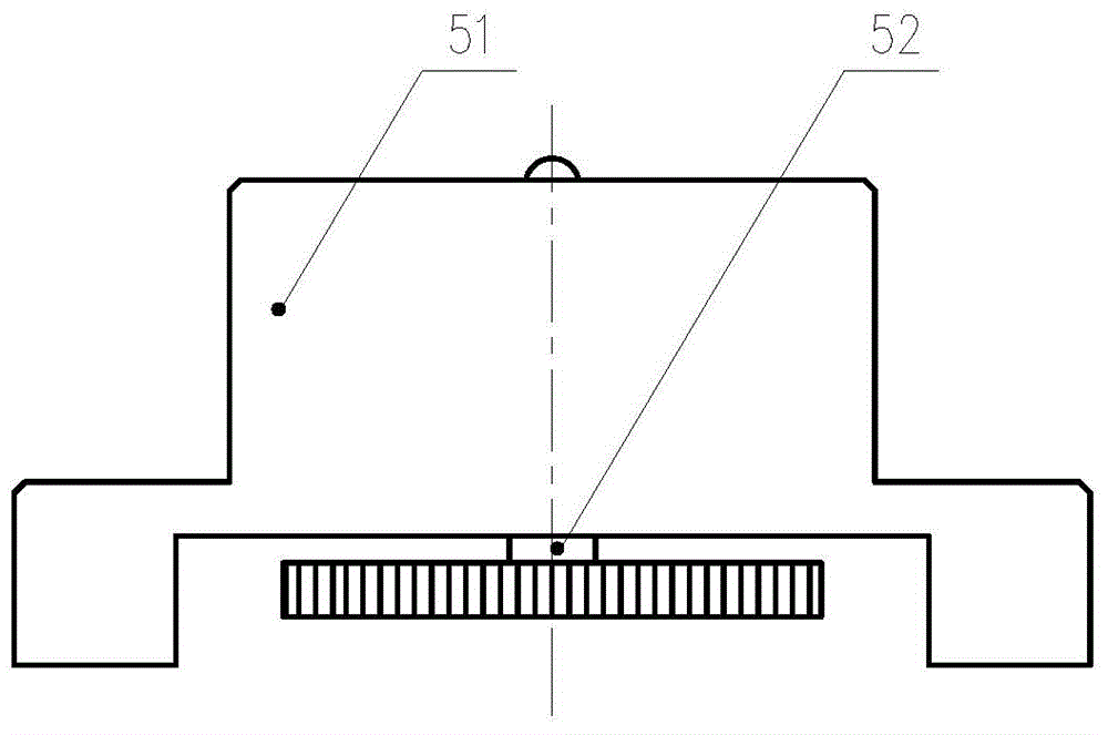 Device for detecting static azimuth misalignment angle of precise centrifuge and method thereof