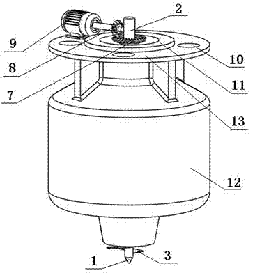Sampling and collection integrated spiral continuous self-contained collector