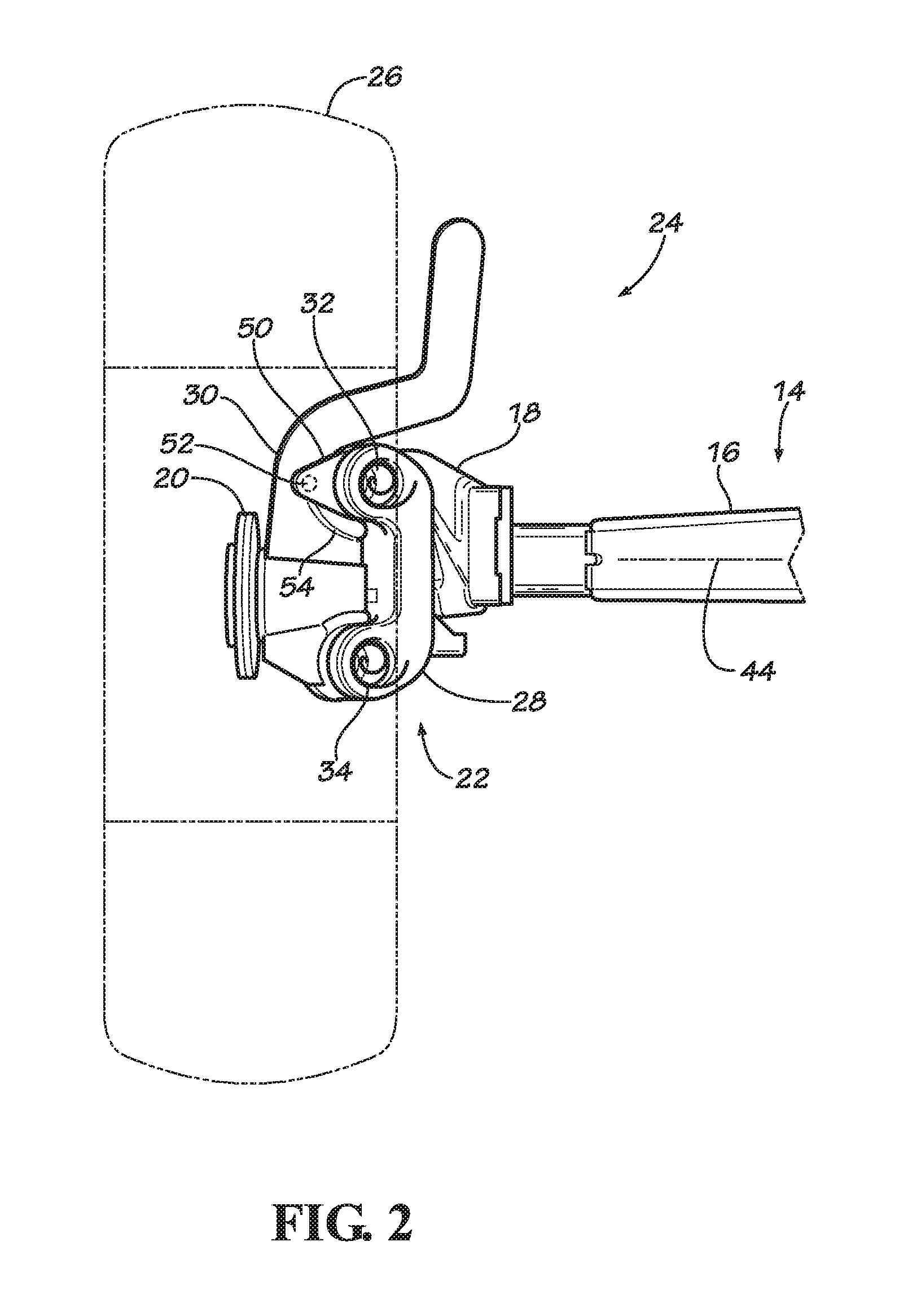 Axle Assembly for a Vehicle with a Double Kingpin Hinge Arrangement