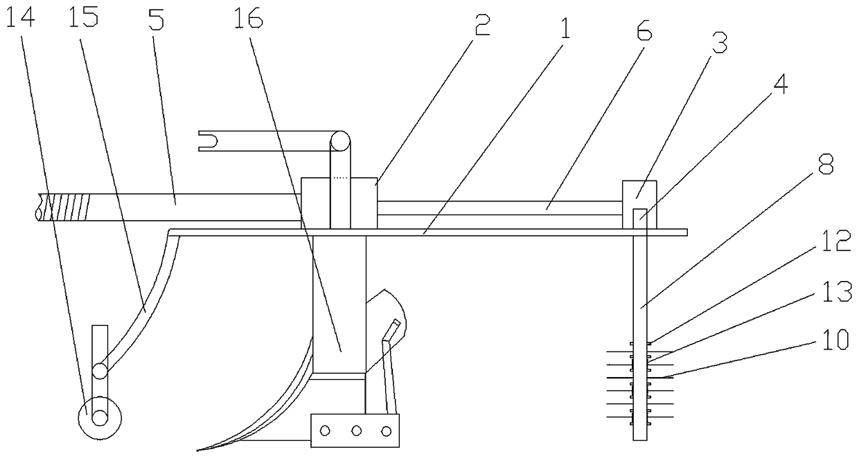 Soil-crushing rotary tiller for deep plowing of rice field