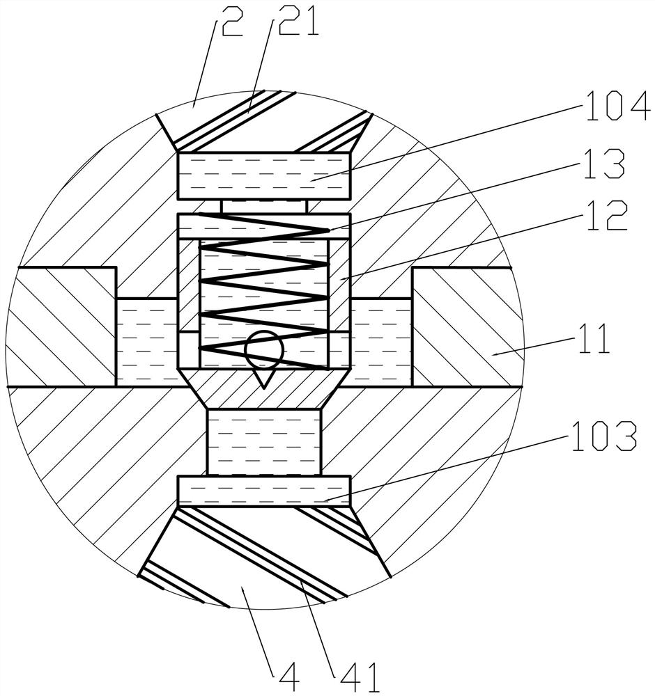 Floating-assisted type bearing and using method thereof