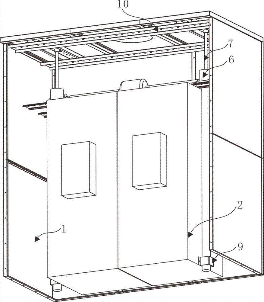 Integrated comprehensive anti-theft cabin for outdoor base station