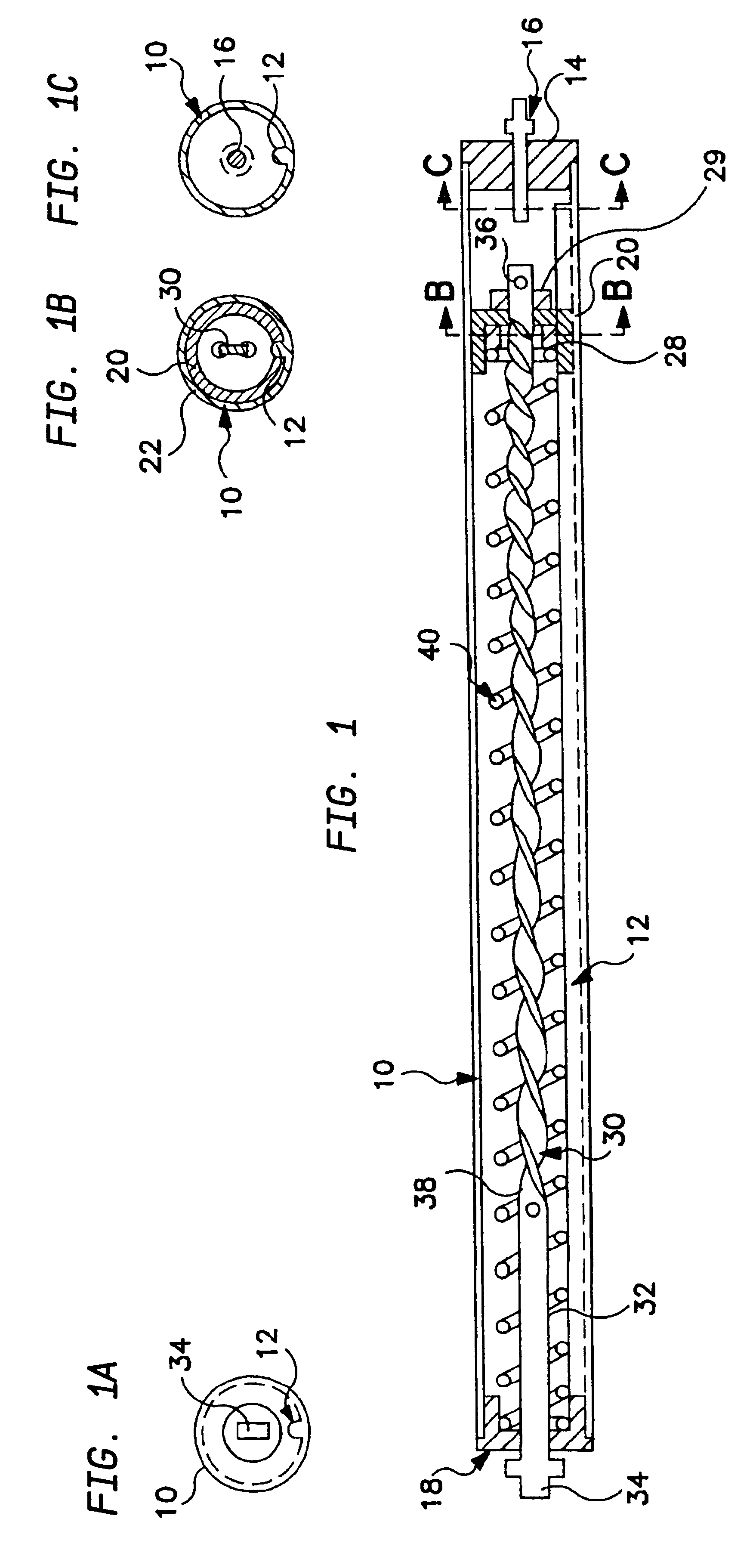 Mechanism for constant balance with method for manufacture of variable pitch screw
