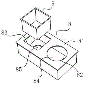 Water test table for toilet bowls