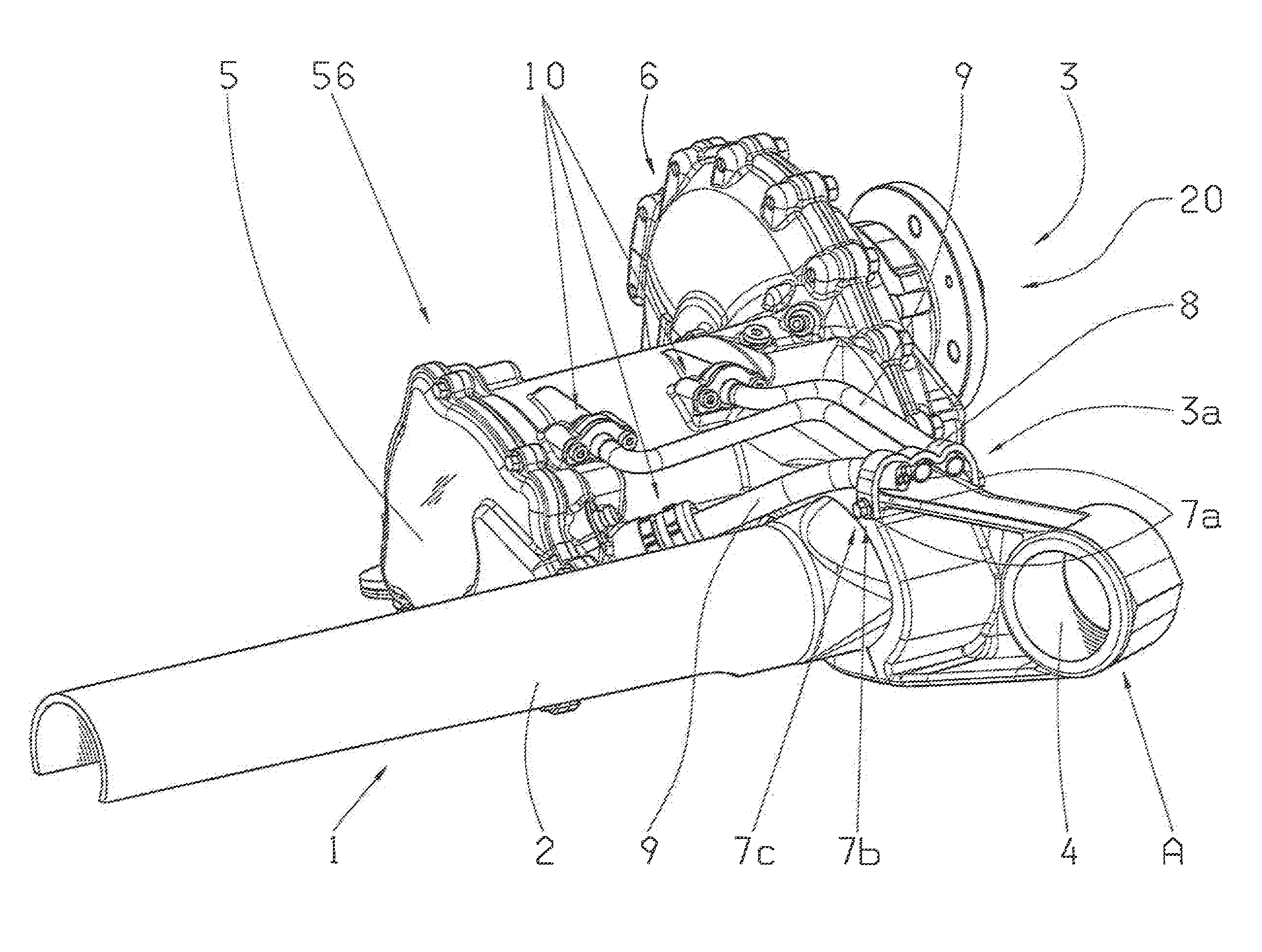 Axle for a motor vehicle