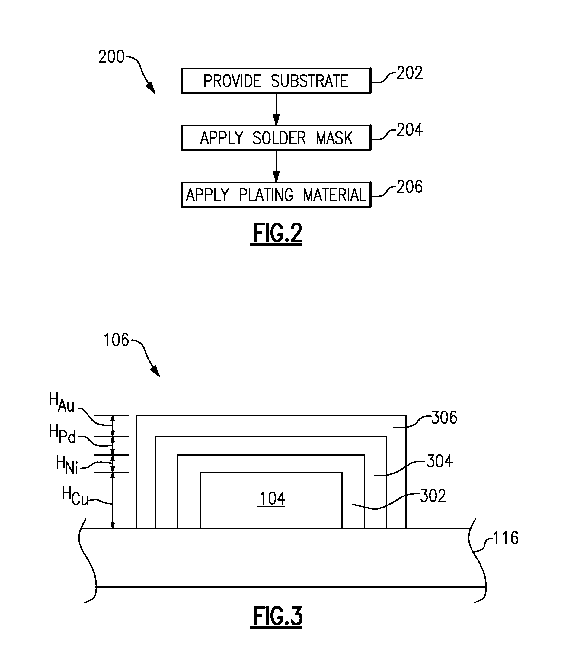 Wire bond pad system and method