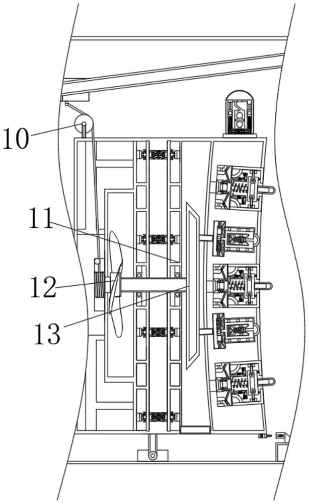 Device for automatically detecting surface deformation of lens of intelligent manufacturing video equipment