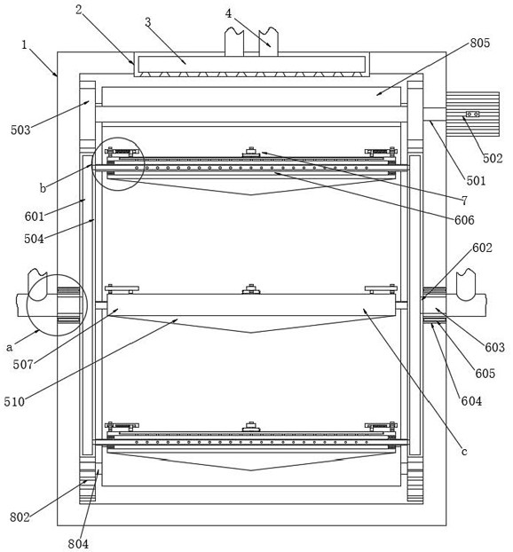 Multi-layer intelligent drying kiln for ceramic tile production