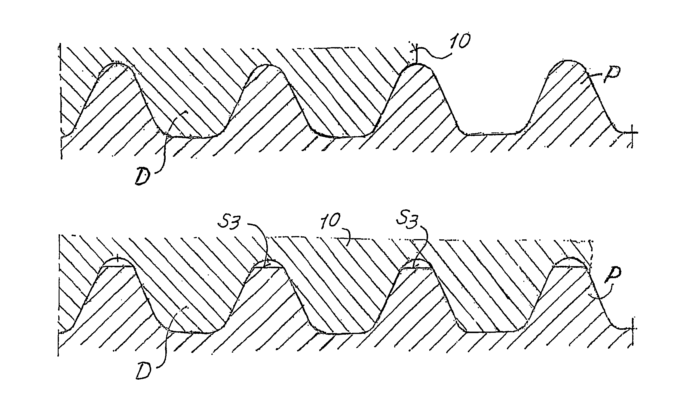 Embossing roller and method for the manufacturing thereof