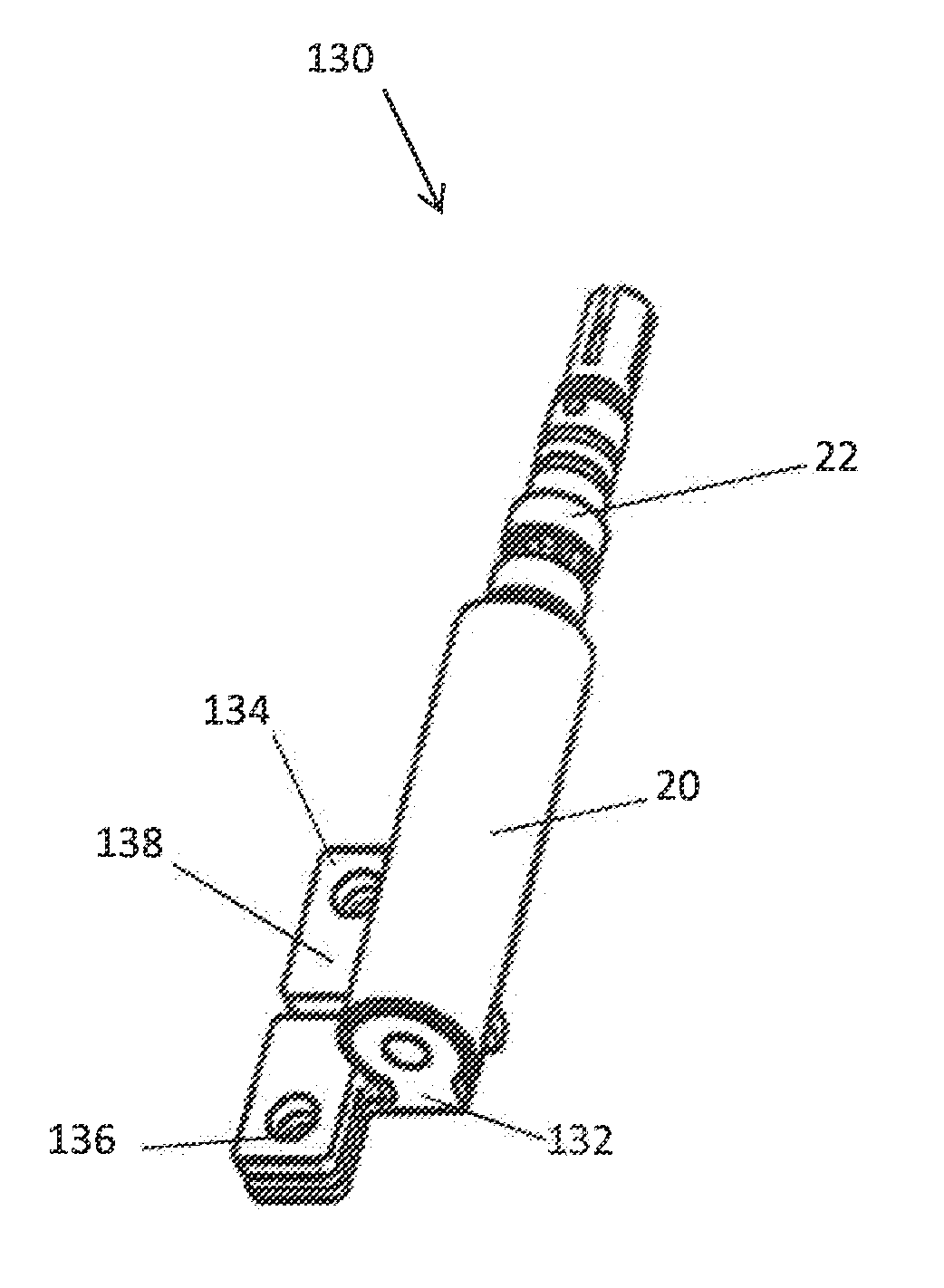 Surgical distance adjusting assembly for a bone distractor