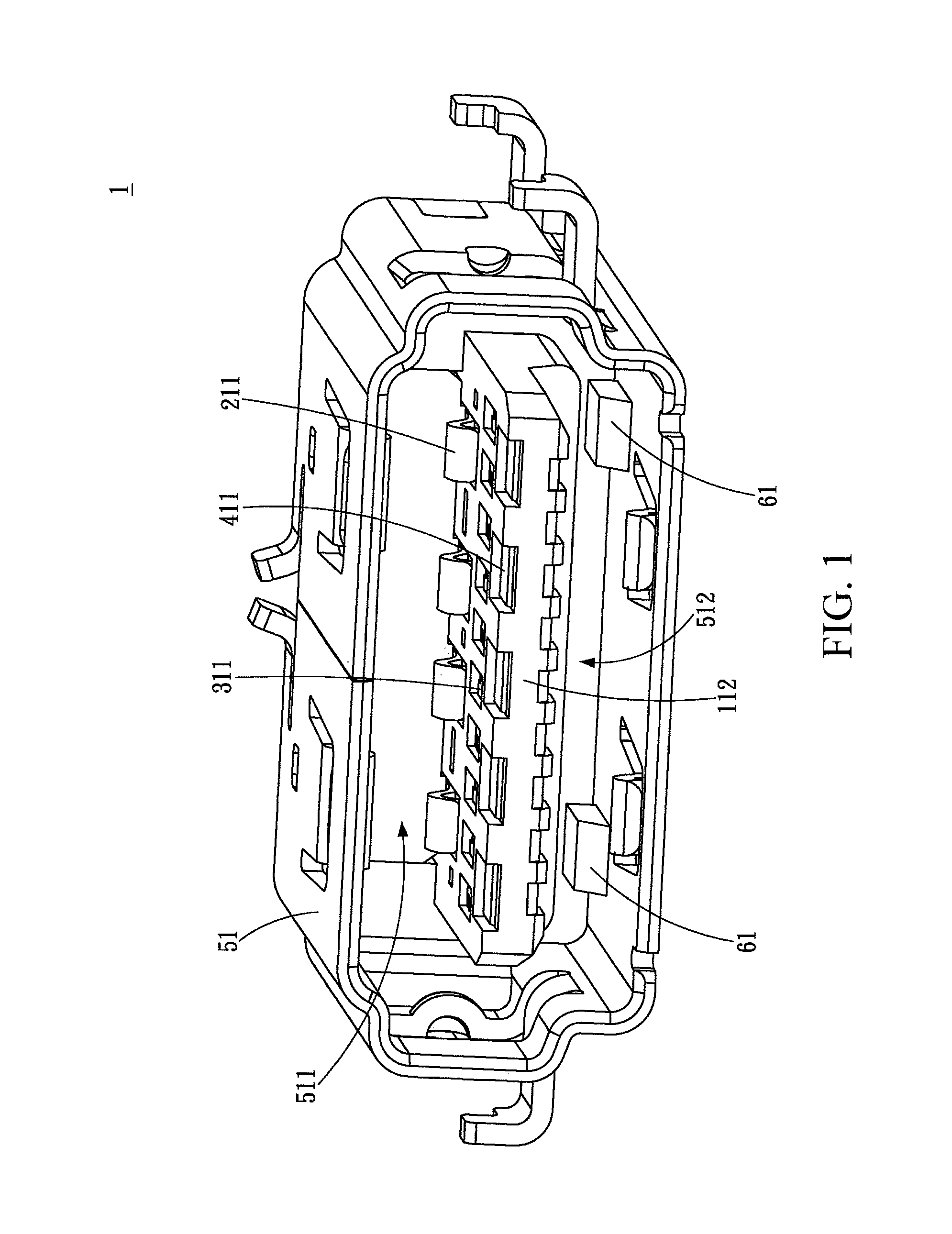 Electrical connector socket capable of transmitting different signals