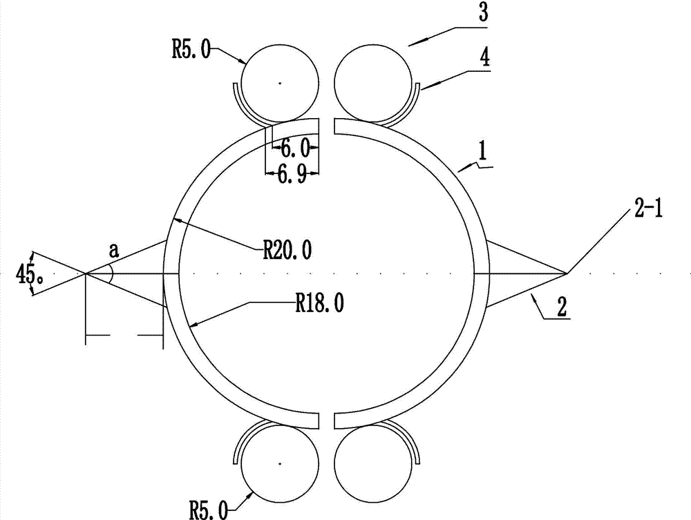 Static blasting and energy-gathering device and blasting method thereof