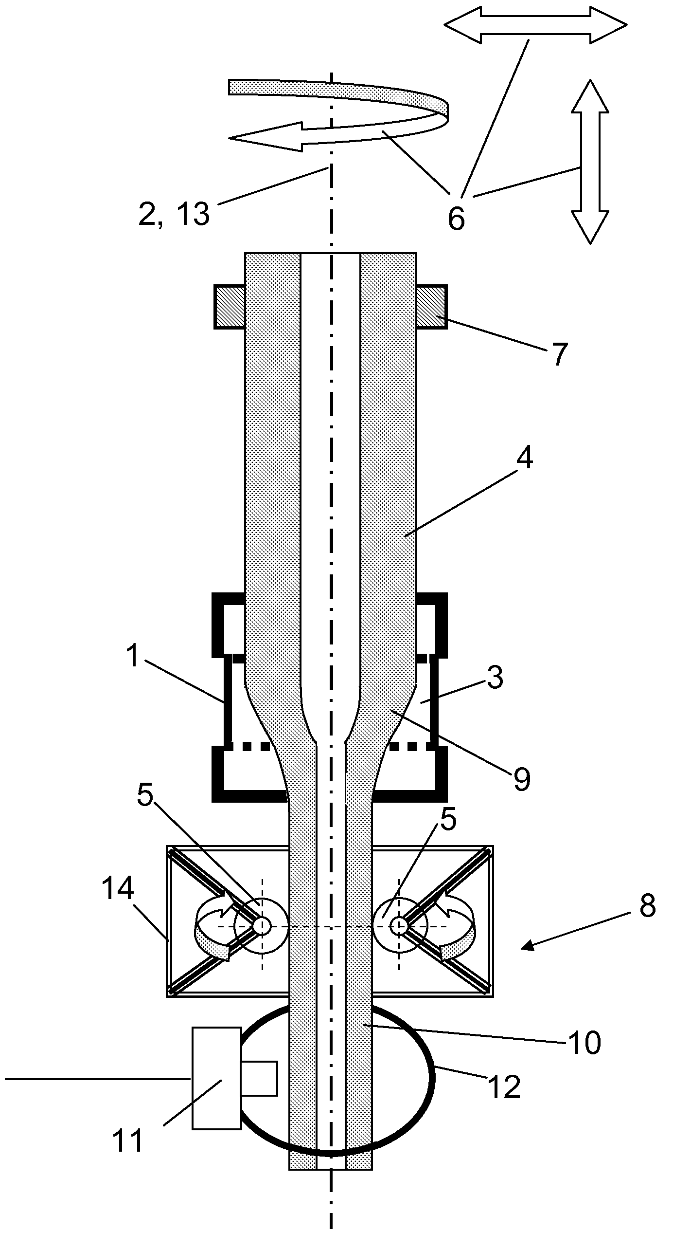 Method for producing a tube of quartz glass by elongating a hollow cylinder of quartz glass