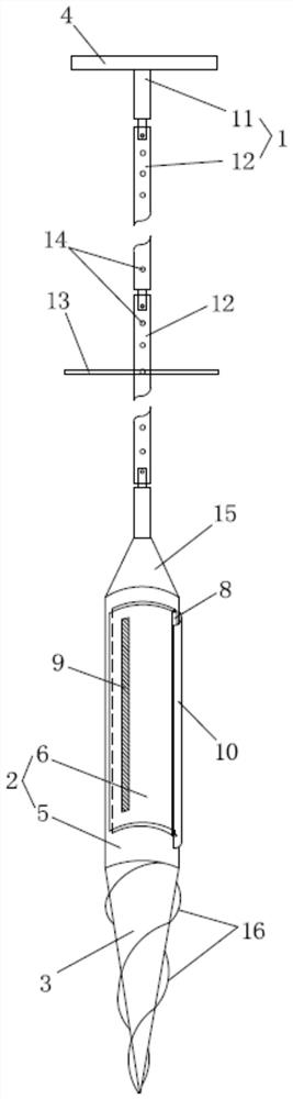 Solid-state fermented grain sampling device