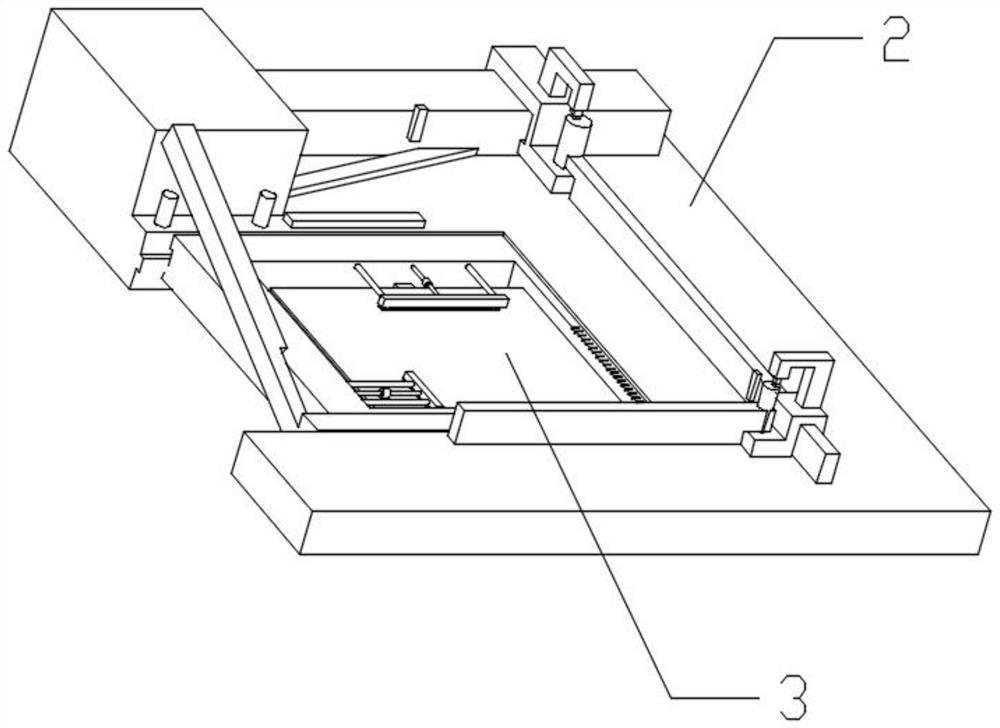 Gold stamping plate sample paper positioning device convenient for clamping