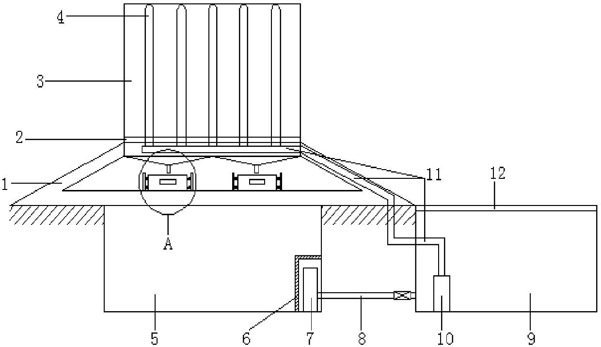 Energy-saving and environment-friendly automobile washing equipment