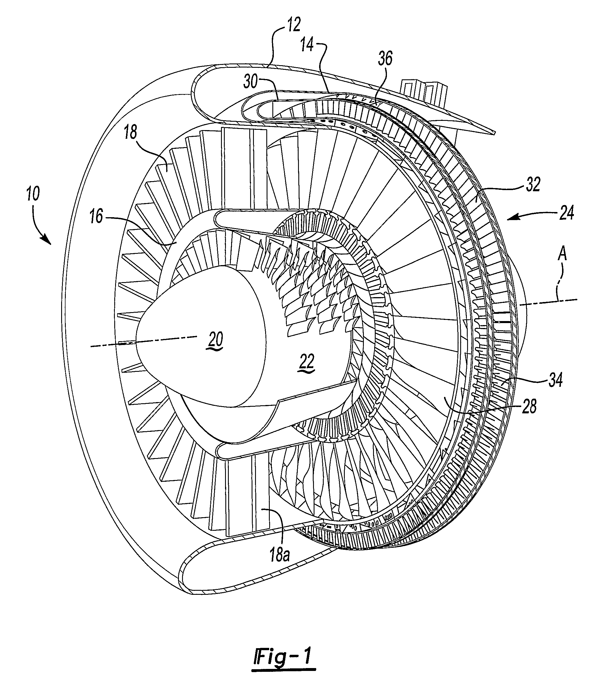 Hydraulic seal for a gearbox of a tip turbine engine