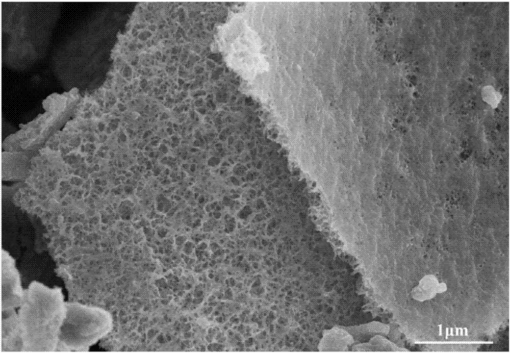 Method for preparing nickel-doped vanadium pentoxide nanometer sheet-like positive electrode material of lithium ion battery
