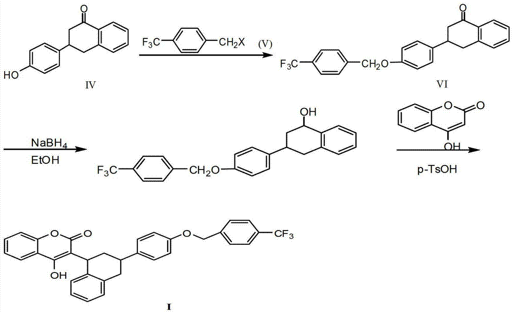 Synthesis methods of flocumafen and flocumafen intermediate