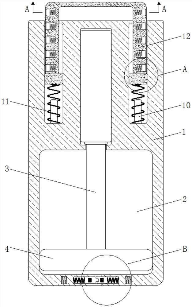 A self-control switching sewage sampling device with adjustable sampling depth