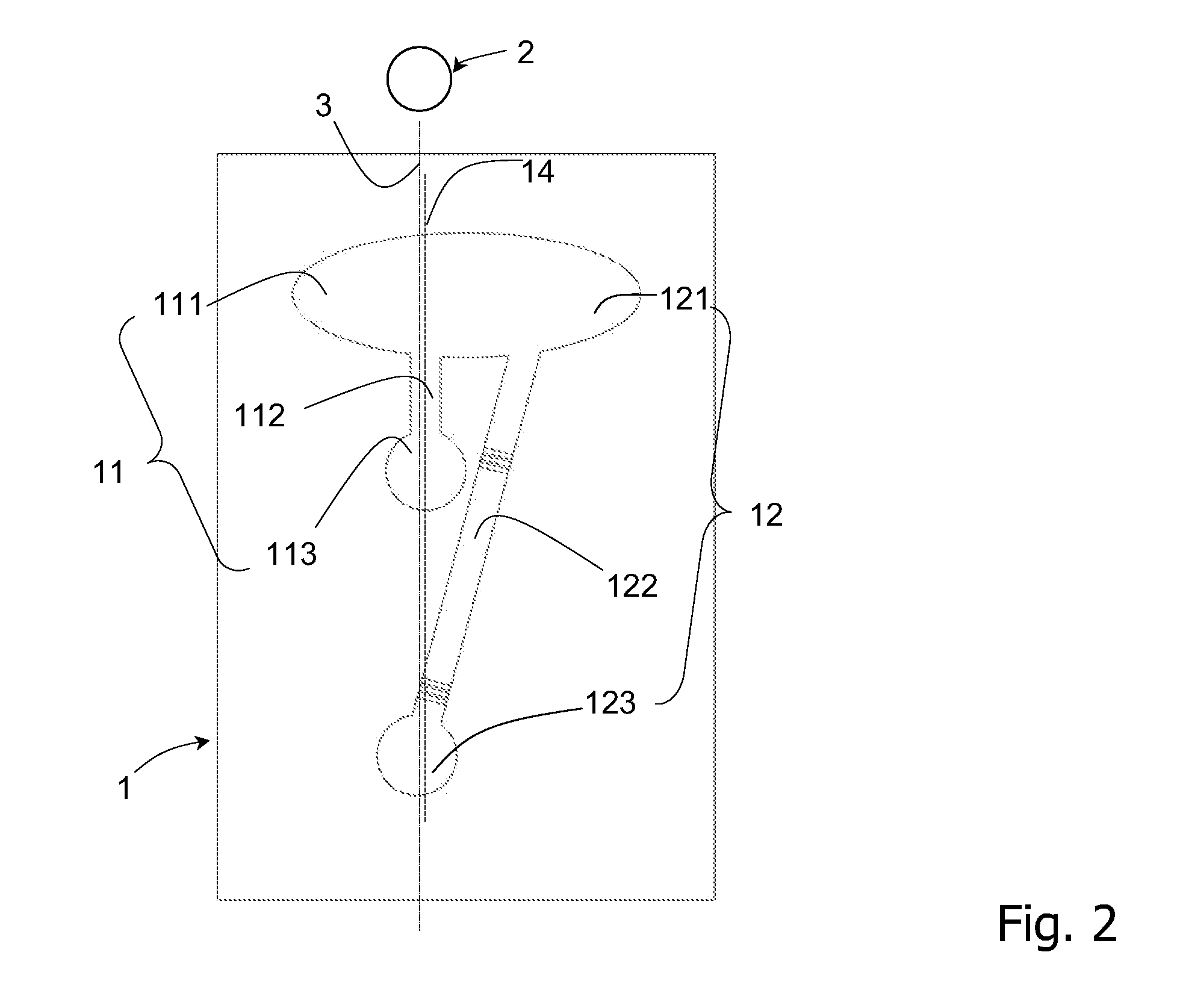 Combinatory analytical strip