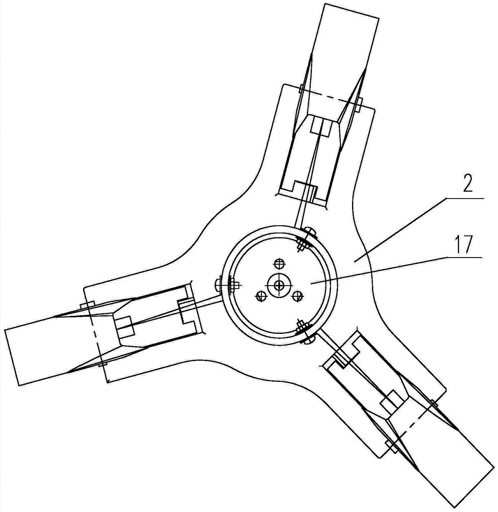 Under-actuated picking tail end executing device and method
