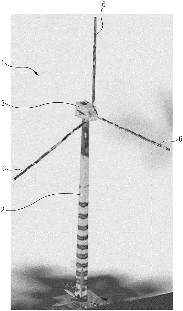 Electrical resonance change in a wind turbine