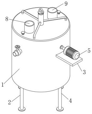 Wastewater treatment device for unsaturated polyester resin production and processing