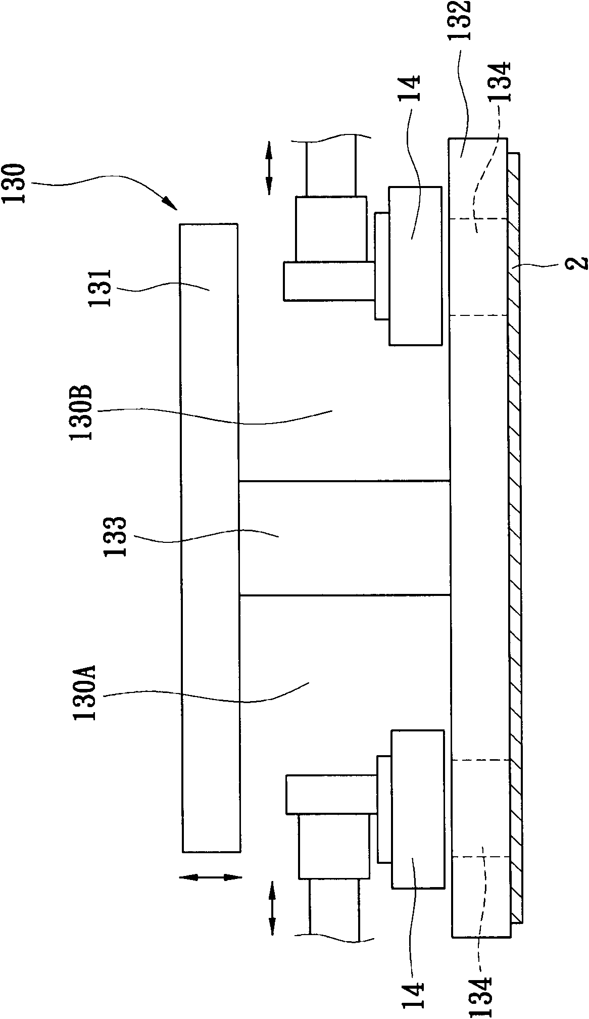 High-speed visual positioning device and method applied to substrate
