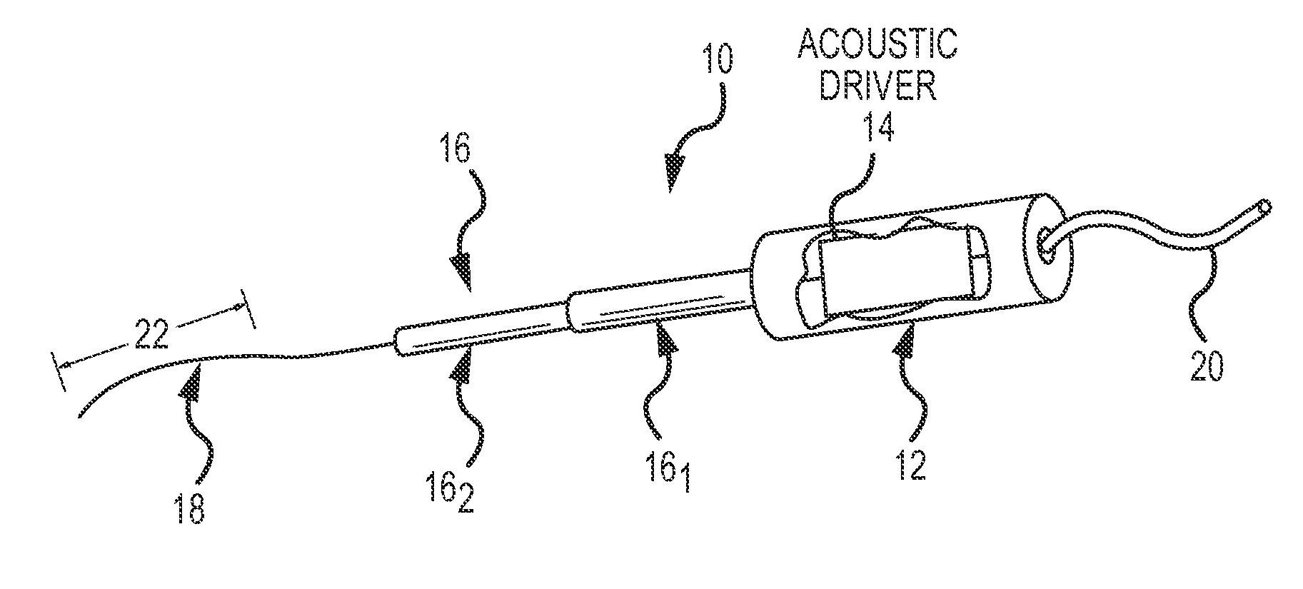 Ultrasonic endovascular clearing device