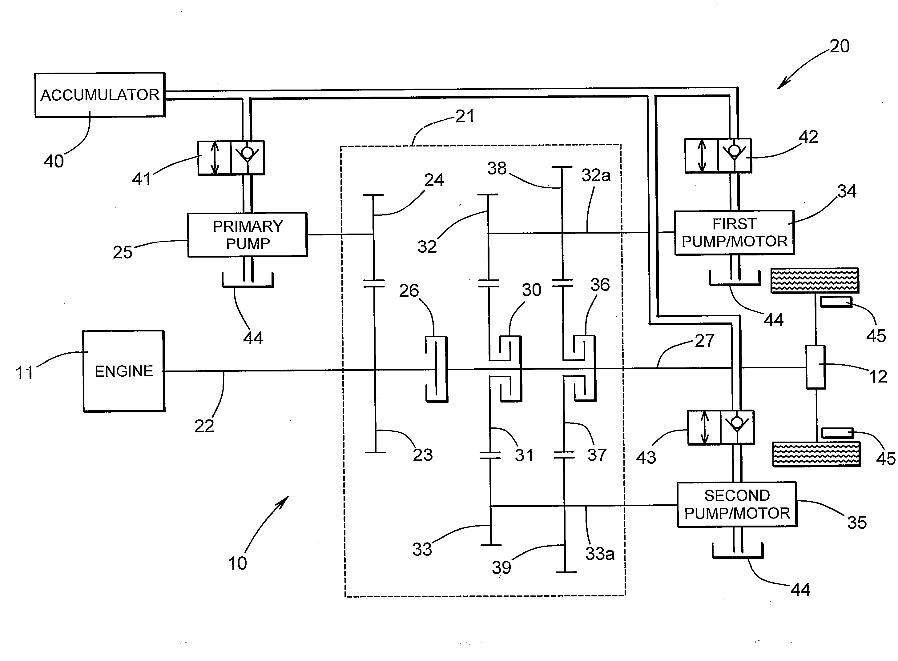 Brake interface circuit for hybrid drive system - Eureka | Patsnap