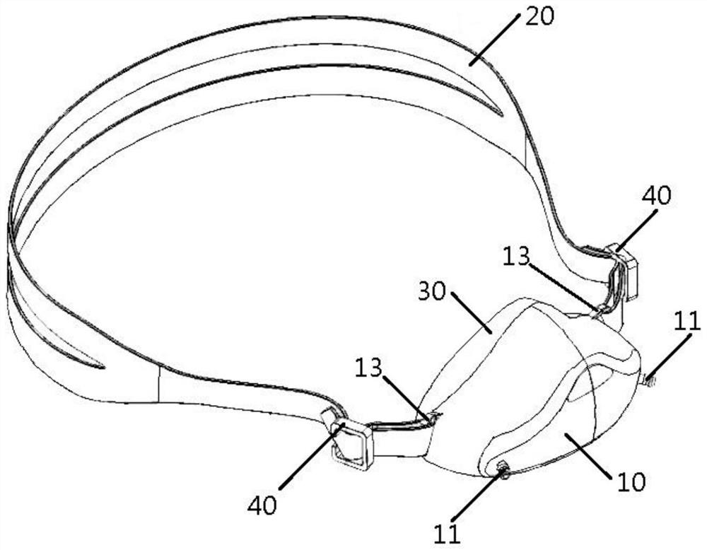 Oxygen mask for high plateau unit