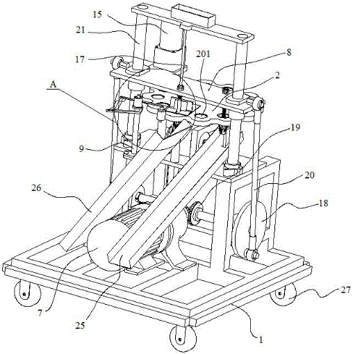 Novel pit removing and splitting equipment for Chinese jujubes