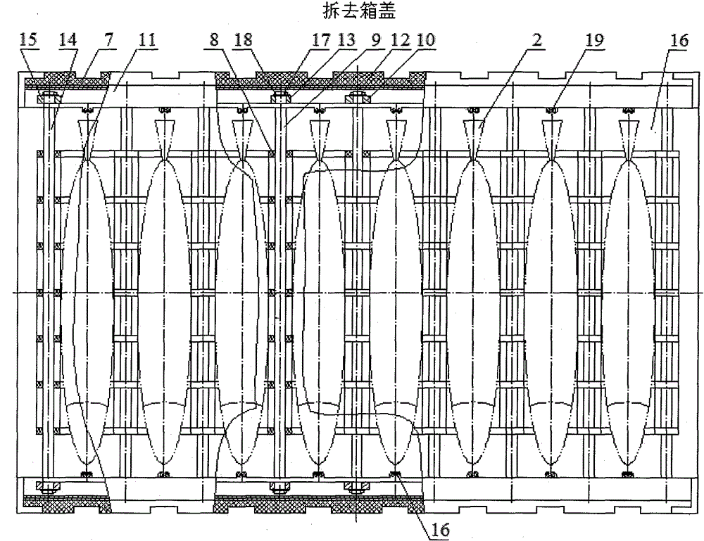 Fish box and method for transporting live fish vertically without water