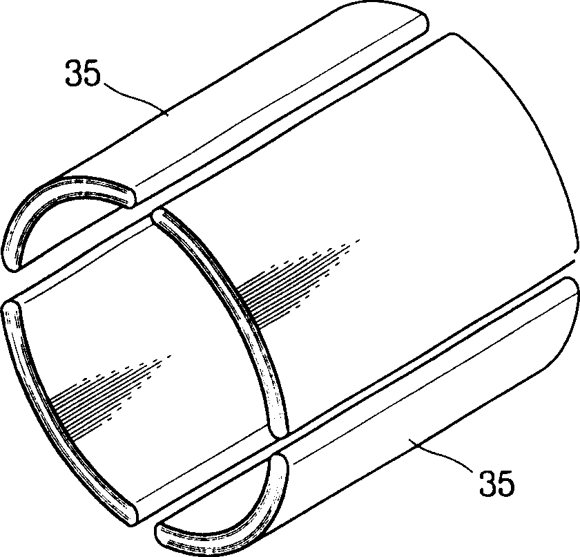 Deflectnig system of Braun tube