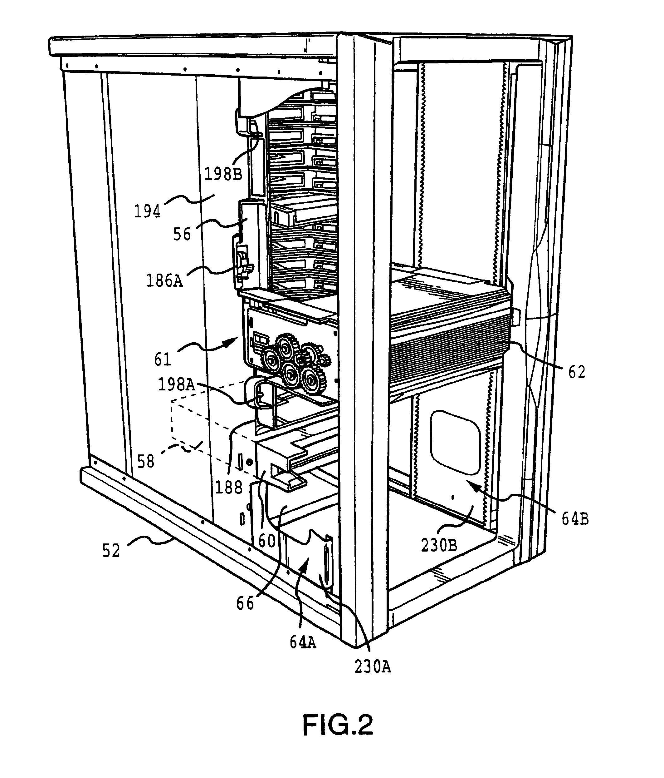Data cartridge holder operable with a data cartridge library system