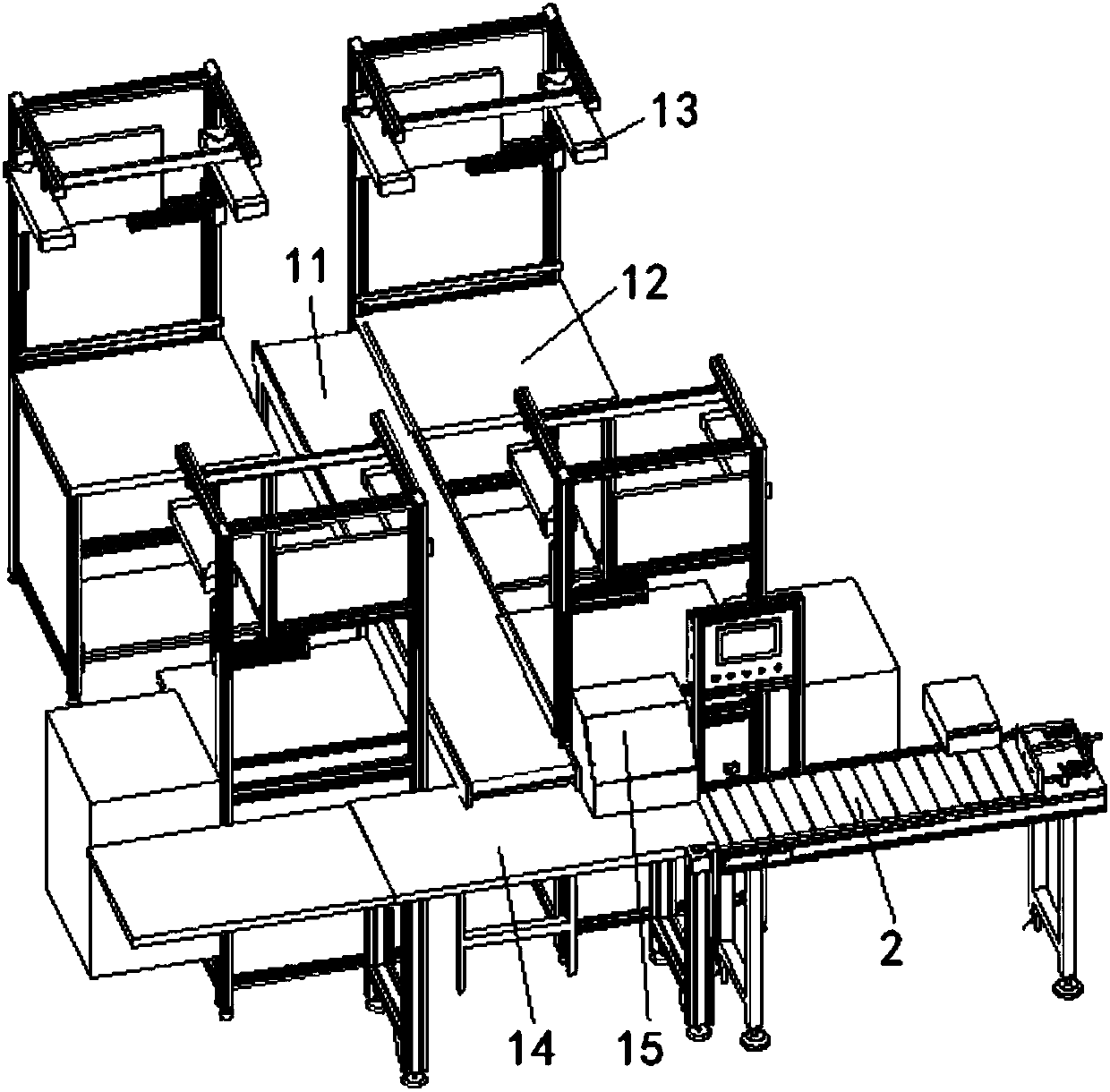 Heat-shrinkable packaging assembly line