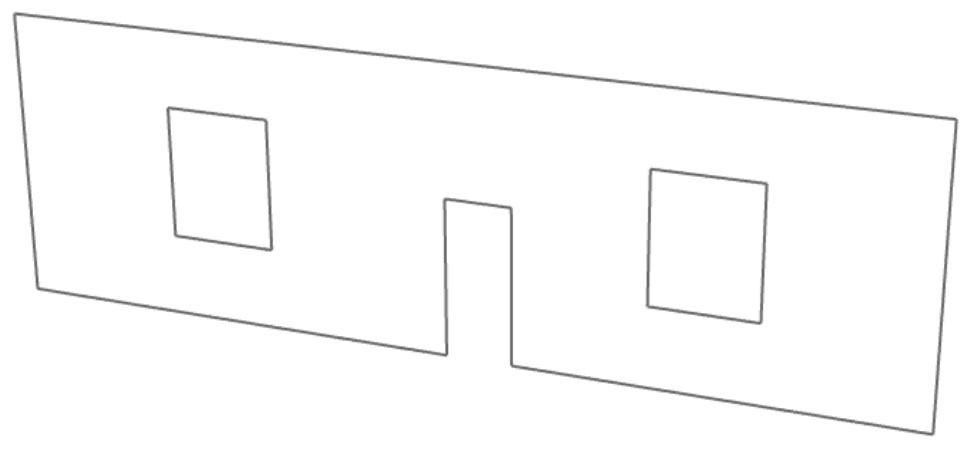 Rhino.Inside.Revit-based light steel keel partition wall parametric modeling method and system