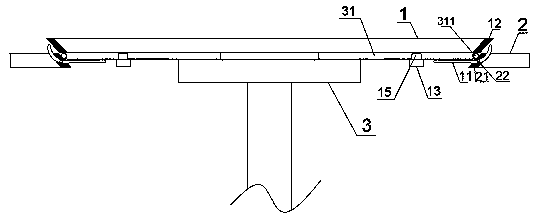 Round table with adjustable tabletop size and adjusting method thereof