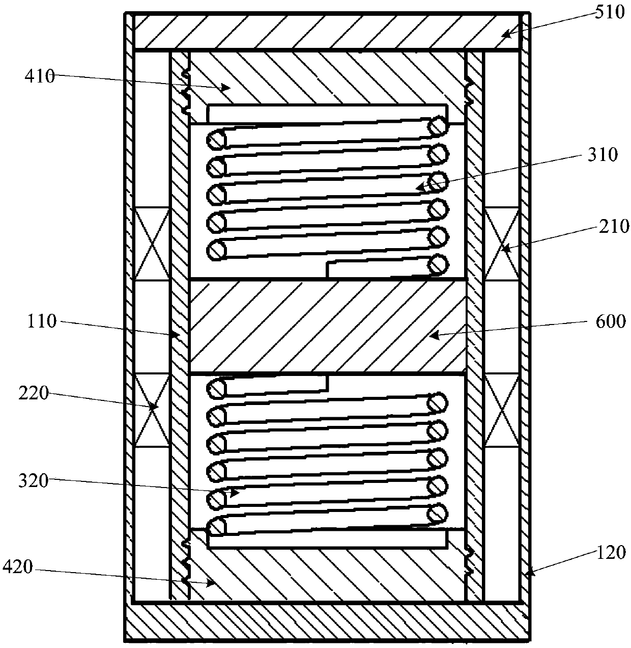 Magnetoelectric generator and application thereof