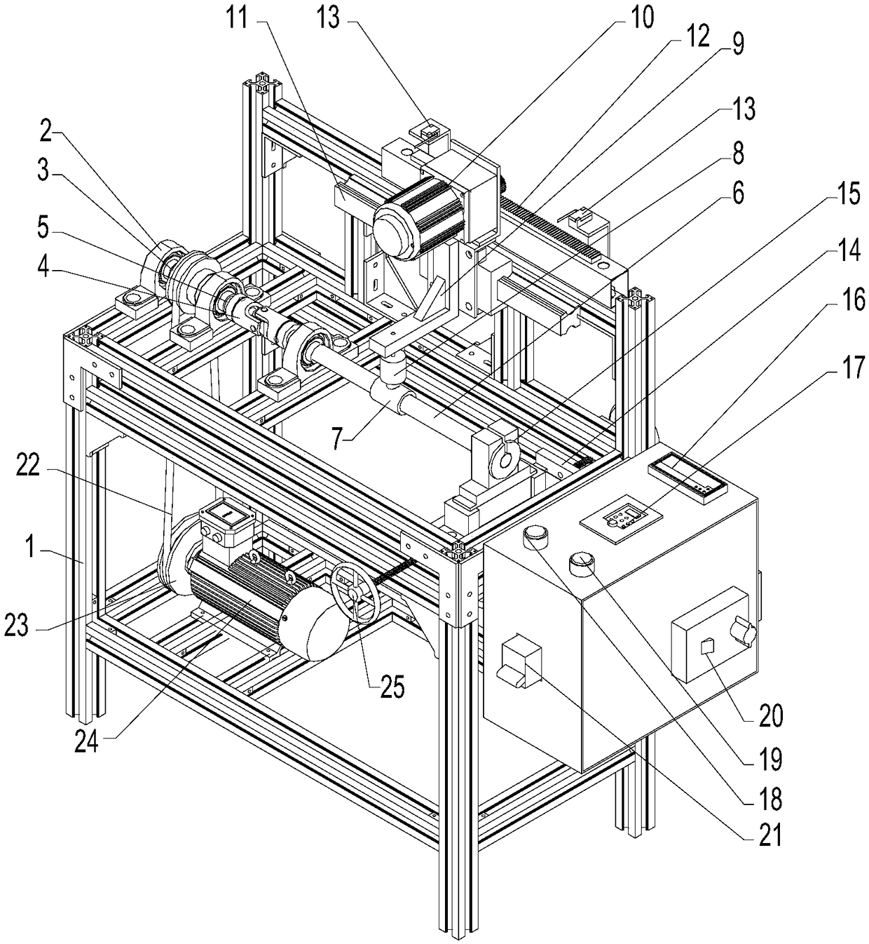 Intermittent-motion-pair-mechanism-contained comprehensive test bench for nonlinear dynamic characteristics