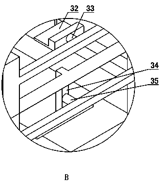 Piling device of insulating plate edge trimming device